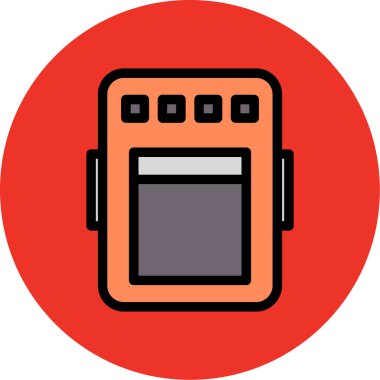 Bir b eksikliği simgesinin vektör çizimi