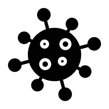 Virüs ikonu vektör illüstrasyonu