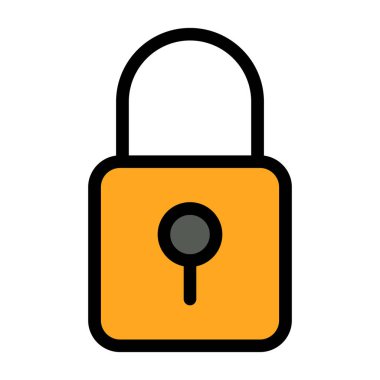 ikon vektör illüstrasyonunu kilitle