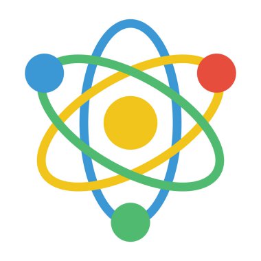 Bilim yassı vektör simgesi