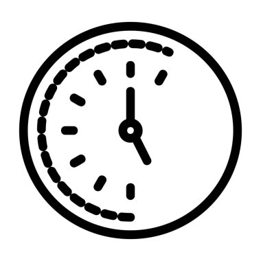 vektör zaman simgesi çizimi