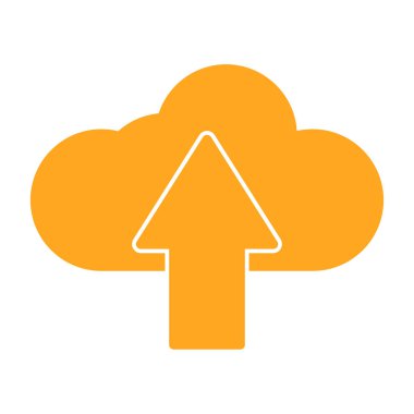 Bulut Gönderme Simgesi. Vektör İllüstrasyonu