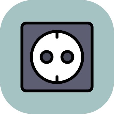 Bir kameranın vektör illüstrasyonu