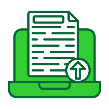 kağıt belge simgesi. beyaz arkaplanda izole edilmiş kağıt belge vektör rengi