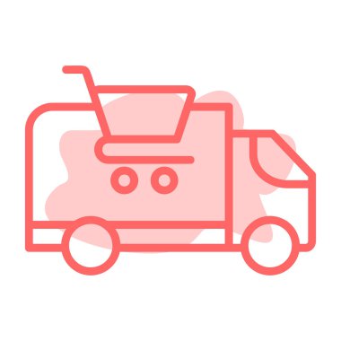 vektör kamyonu resimleme