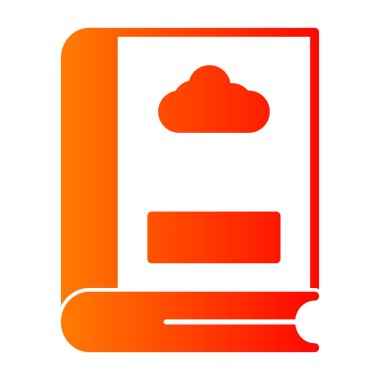 kitap simgesi vektör illüstrasyonu