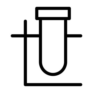 mıknatıs ince çizgi vektör simgesi