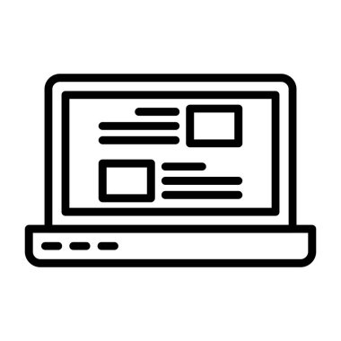 dizüstü bilgisayar simgesi, özet biçimi