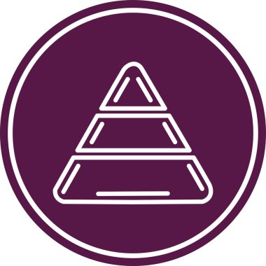 Yol işareti simgesinin vektör illüstrasyonu