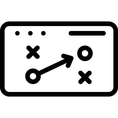 İş tahtası. Basit resimleme