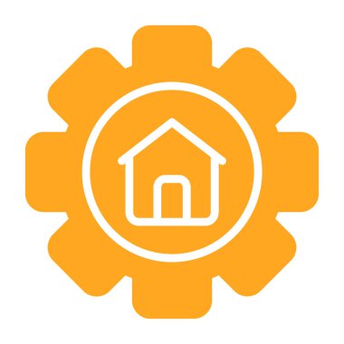 Modern simgenin vektör illüstrasyonu