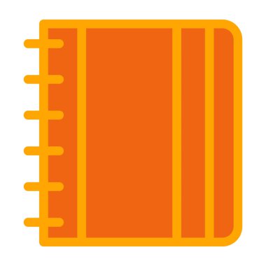 Not defteri simgesi. Vektör illüstrasyonu