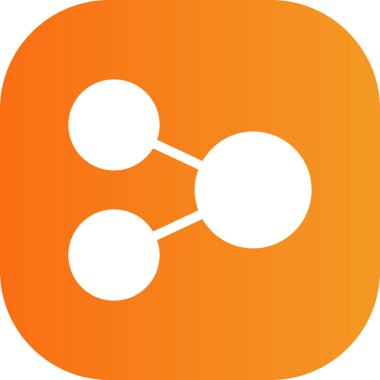 Paylaşım simgesinin vektör illüstrasyonu