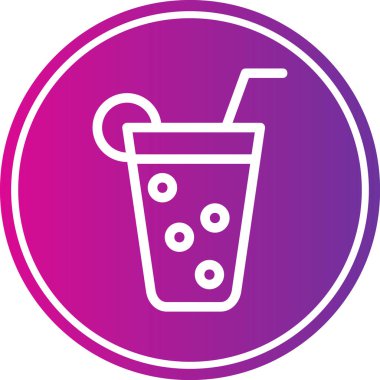 içecek simgesinin vektör illüstrasyonu