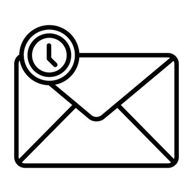 E- posta sembollü zarf e- posta, satır simgesi tasarımı