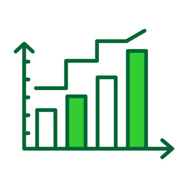grafik ikonu vektör illüstrasyonu