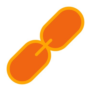 Sosis. Web simgesi basit illüstrasyon