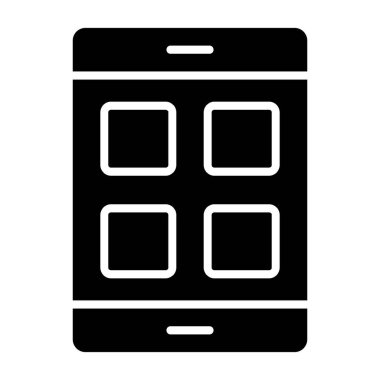 hesap makinesi simge, basit vektör çizim