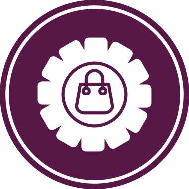 Bir çantanın vektör illüstrasyonu