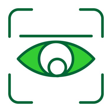 Göz simgesi vektör illüstrasyonu