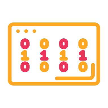 Klavye vektör simgesi modern basit tasarım