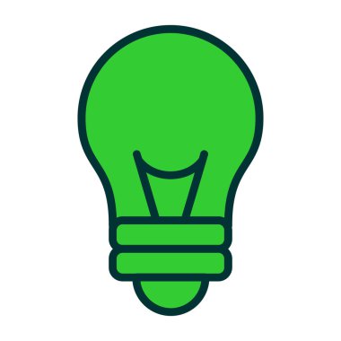 Beyaz zemin üzerinde yaprak izole yeşil ampul