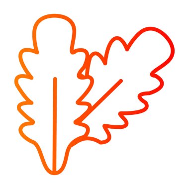 Sonbahar yaprağı. Web simgesi