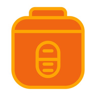 pil yassı simgesi, vektör çizimi