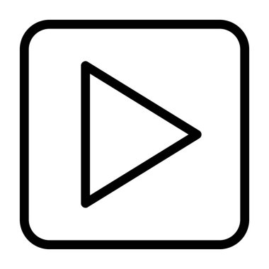 çalma düğmesi simgesi, vektör illüstrasyon tasarımı