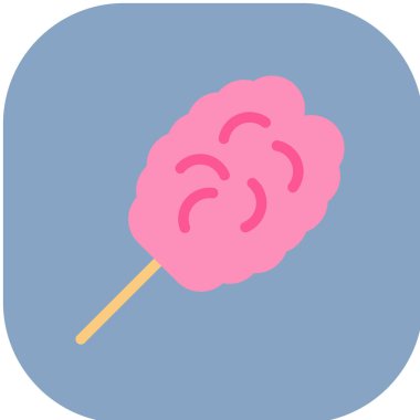 Lolipop simgesi, vektör illüstrasyonu