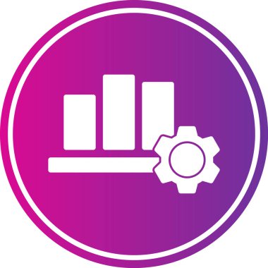 Bir bina simgesinin vektör illüstrasyonu