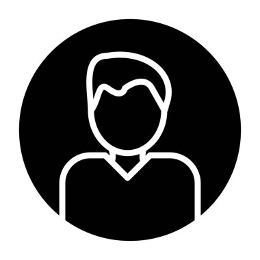 Vektör Adam Simgesi illüstrasyonu