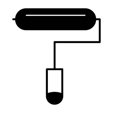 boya fırçası ikonu vektör illüstrasyon tasarımı