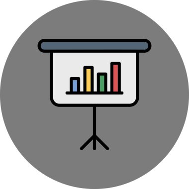 Grafik. Web simgesi basit illüstrasyon
