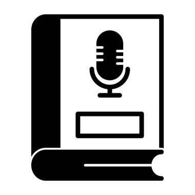 mikrofon ve radyo vektör illüstrasyon tasarımı