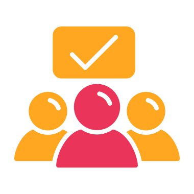 Beyaz arkaplanda izole edilmiş kullanıcı vektör simgesi