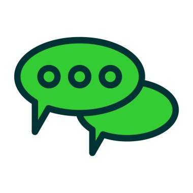 konuşma balonu ikonu vektör illüstrasyon tasarımı