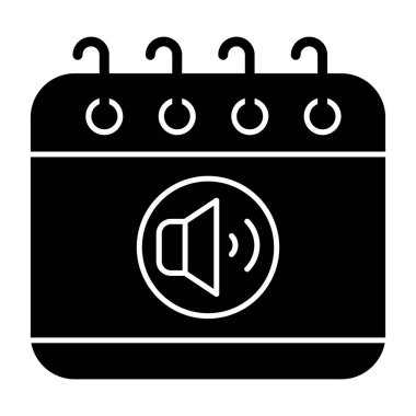 ses hoparlörü vektör simgesi