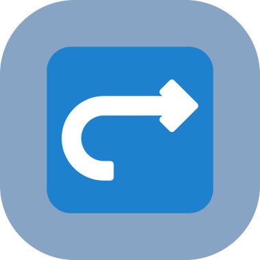 Sol düz kare vektör simge açmak