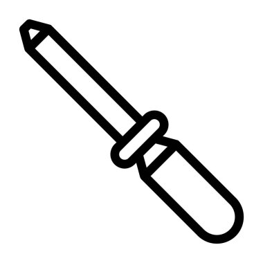 Tornavida simgesi, basit biçim