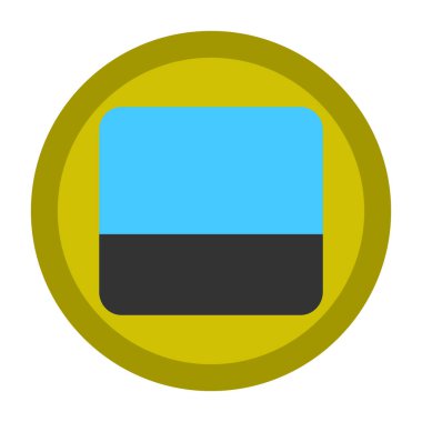 İsveç bayrağı, vektör illüstrasyonu