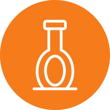 Şişe simgesinin vektör illüstrasyonu