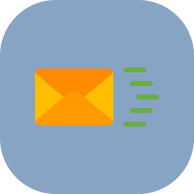 e-posta zarfı simgesi düz biçimli