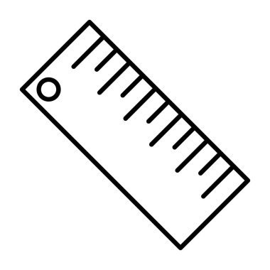 cetvel simgesi çizimi