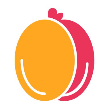 Meyve. Web simgesi basit illüstrasyon