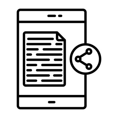 qr kod vektör tasarımlı akıllı telefon