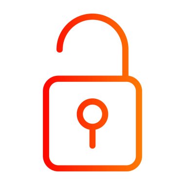 ikon vektör illüstrasyonunu kilitle