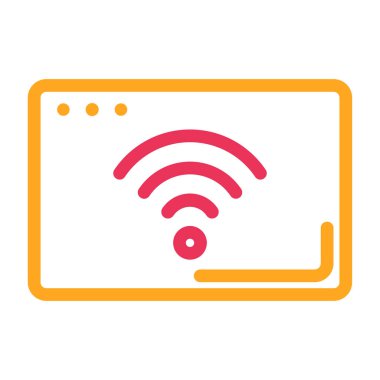 wifi simgesi vektör illüstrasyonu