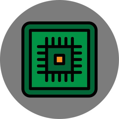 vektör devre simgesi