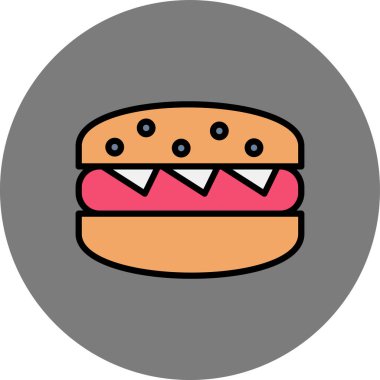 Gıda simgesinin vektör illüstrasyonu